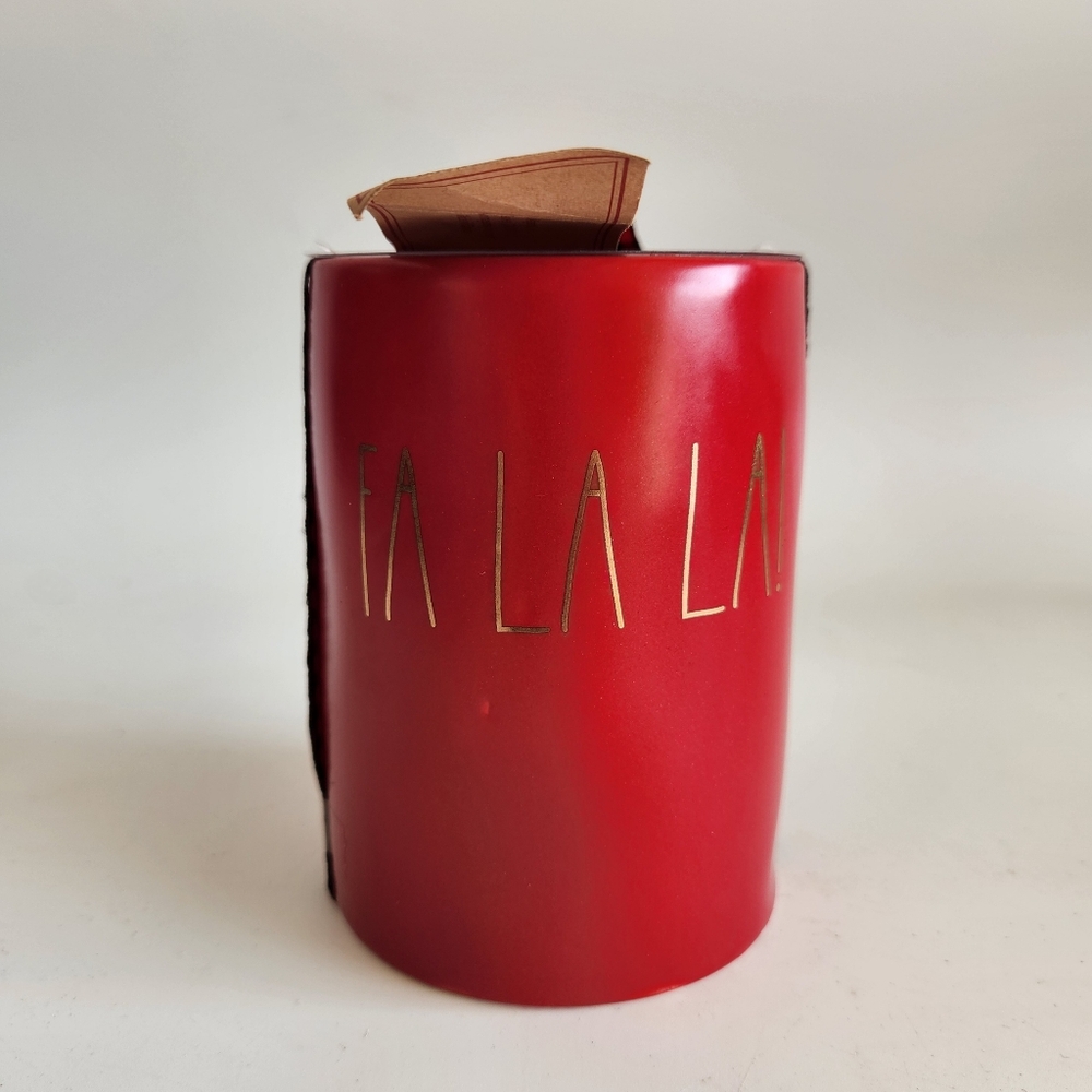 Rae Dunn by Magenta Log Fire Christmas Candle  13.2 oz